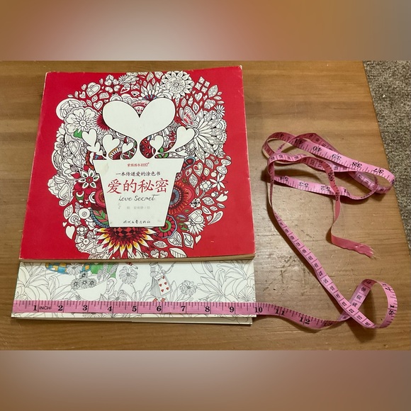 Amily Shen: Alice in Wonderland and Love Secret Chinese coloring  books duo/set - Picture 2 of 9
